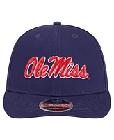 New Era Men's Navy Ole Miss Rebels Low Profile 9FIFTY Snapback Hat