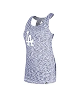 New Era Women's Royal Los Angeles Dodgers Space Dye Keyhole Back Tank Top