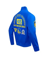 Pro Standard Men's Royal Golden State Warriors Area Code Full-Zip Jacket