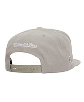 Mitchell & Ness Men's Gray Chicago Cubs Snapback Hat