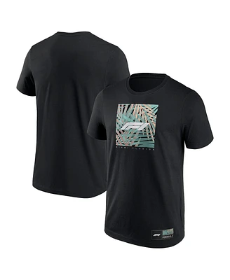 Formula 1 Men's Black Miami Palms Infill T-Shirt