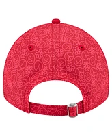 New Era Women's Red St. Louis Cardinals Don't Worry 9TWENTY Adjustable Hat
