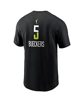 Nike Men's Paige Bueckers Black Dallas Wings 2025 Wnba Draft Rebel Edition Name Number T-Shirt