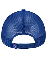 New Era Toddler White/Royal Chicago Cubs Painted A-Frame 9FORTY Trucker Adjustable Hat