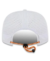 New Era Men's White McLaren F1 Team Leisure Featherweight Perforated Rope Golfer Snapback Hat