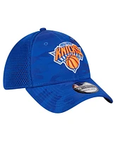 New Era Men's Blue York Knicks Subtle Camo 39THIRTY Flex Hat
