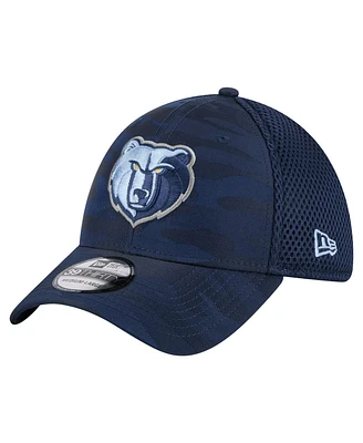New Era Men's Navy Memphis Grizzlies Subtle Camo 39THIRTY Flex Hat