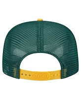 New Era Big Boys and Girls White Athletics Retro 9FIFTY Snapback Hat