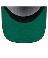 New Era Men's Charcoal Oklahoma City Thunder Throwback Washed Pre-Curved 9FIFTY Snapback Hat