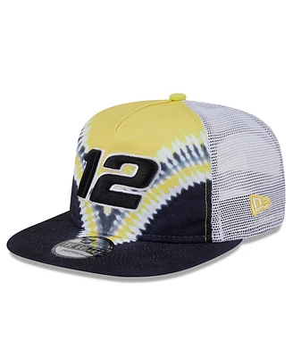 New Era Men's Black Ryan Blaney Golfer Tie-Dye Snapback Hat