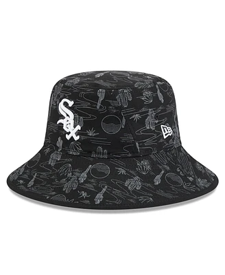 New Era Men's Black Chicago White Sox 2025 Spring Training All Over Print Bucket Hat