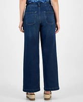 Style & Co Petite Wide-Leg Jeans, Exclusively at Macy's