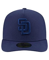 New Era Men's Navy San Diego Padres Color Pack A-Frame 59FIFTY Fitted Hat