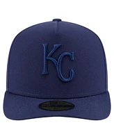 New Era Men's Navy Kansas City Royals Color Pack A-Frame 59FIFTY Fitted Hat