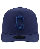 New Era Men's Navy Cleveland Guardians Color Pack A-Frame 59FIFTY Fitted Hat