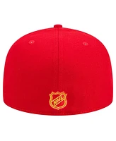 New Era Men's Red Calgary Flames Core 59FIFTY Fitted Hat