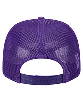 New Era Men's Purple Minnesota Vikings Main Trucker 9SEVENTY Stretch snap Hat