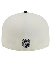 New Era Men's White Los Angeles Kings Chrome Two-Toned 59FIFTY Fitted Hat