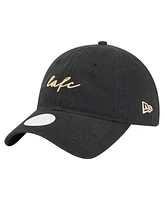 New Era Women's Black Lafc Script 9TWENTY Adjustable Hat