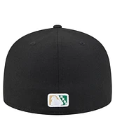 New Era Men's Black Augusta GreenJackets Authentic Collection 59FIFTY Fitted Hat
