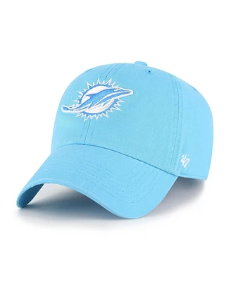'47 Brand Women's Blue Miami Dolphins Bright Side Clean Up Adjustable Hat
