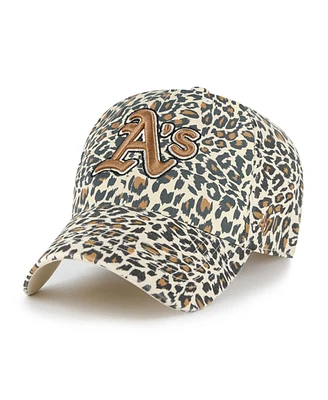 '47 Brand Women's Cream Athletics Lisa Clean Up Adjustable Hat
