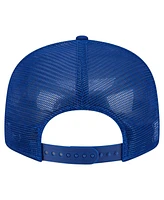 New Era Men's Royal Florida Gators Split Panel 9FIFTY Snapback Trucker Hat