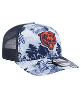 New Era Men's Navy Chicago Bears Hula 9SEVENTY Adjustable Trucker Hat