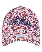 New Era Women's White Ole Miss Rebels Blooming 9TWENTY Adjustable Hat