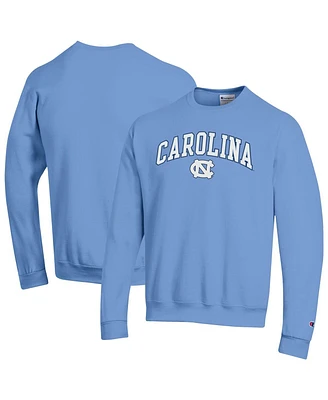 Champion Men's Carolina Blue North Tar Heels Arch Over Logo Pullover Sweatshirt