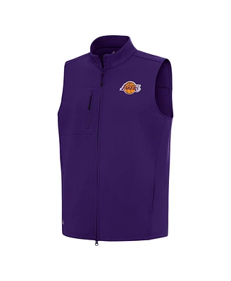 Antigua Men's Purple Los Angeles Lakers Demand Full-Zip Vest