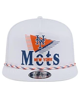 New Era Men's White New York Mets Collide Golfer Snapback Hat