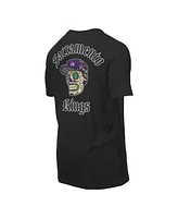 New Era Men's Black Sacramento Kings Sugar Skulls T-Shirt