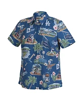 Reyn Spooner Women's Blue Los Angeles Dodgers Scenic Button-Up Top