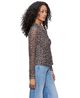 Sanctuary Women's Dream Girl Mesh Button-Up Shirt