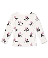 Disney Baby Girls Minnie Mouse Jacket, Top & Ribbed Leggings, 3 Piece Set