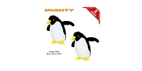 Mighty Jr Arctic Penguin, 2-Pack, Durable Plush Squeaky Dog Toys