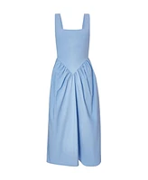 Quiz Women's Bengaline Square Neck Drop Waist Midi Dress