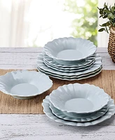 Pfaltzgraff Graceful Petals 12-Pc. Dinnerware Set, Service for 4