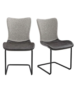 Pair of Metro Mix Cantilever Chairs for Contemporary Dining Room Seating