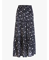 Able Plus Erin Tiered Maxi Skirt