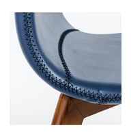 Dining or Side Chair Set of 2 with Upholstered Seats for Table or Lounge Use