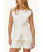 Crescent Women's Simone Sleeveless Knit Jacket