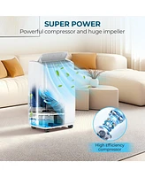 Sugift 12000 Btu Ashrae 3-in-1 Portable Air Conditioner for 450 Sq.Ft with Remote Control