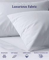 Luxuriously Soft Hotel Quality 600 Thread Count, 100% Cotton Set of 2 Cases, Crisp & Cool Standard Pillow Cases Fits King Pillows by California Design