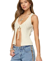 Edikted Women's Verona Split Front Knit Top