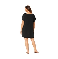 Swimsuits for All Plus Esme Lace Up Cover Dress