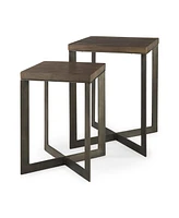 Traditional Solid Wood Square End Table – Timeless Accent Piece