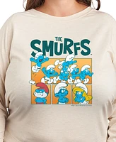 Hybrid Apparel Plus The Smurfs Graphic Pullover T-Shirt