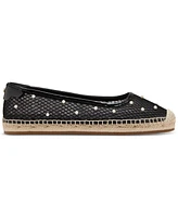 kate spade new york Women's Pearl Fishnet Espadrille Flats